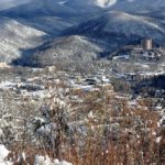 A beautiful winter scene in Gatlinburg.