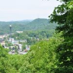 Scenic photo overlooking downtown Gatlinburg.