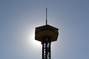 The top of the Gatlinburg Space Needle.