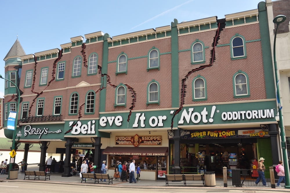 Ripley's Odditorium in downtown Gatlinburg.