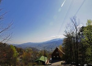 Stunning mountain views from Chalet Village in Gatlinburg.