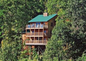 The Majestic View Lodge, a beautiful Gatlinburg cabin for rent.