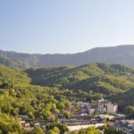 Beautiful photo of the Gatlinburg skyline.