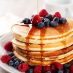 pancake with berries
