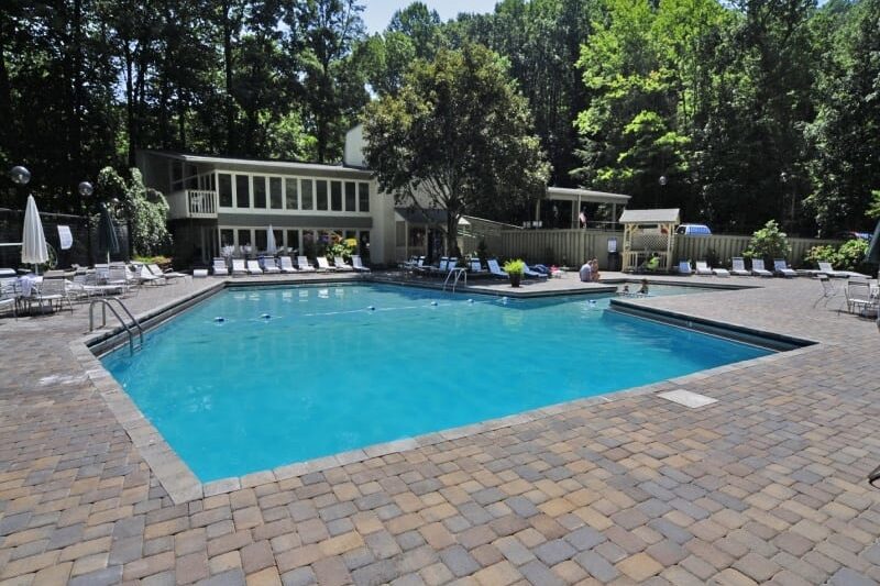 South Baden Clubhouse swimming pool at Chalet Village