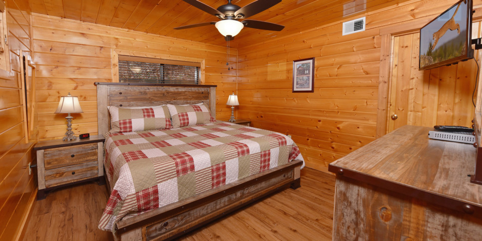 Gatlinburg - Bearfoot Lodge - Bedroom