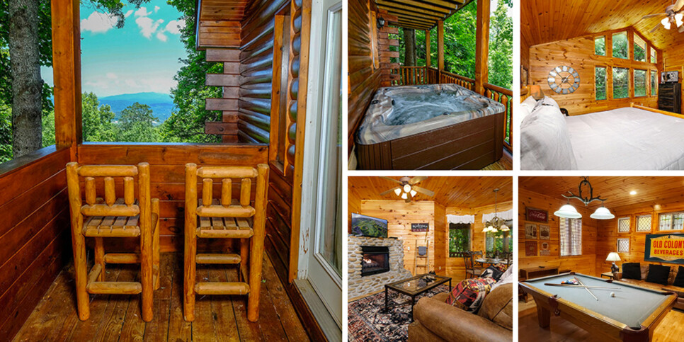 gatlinburg smoky getaway collage