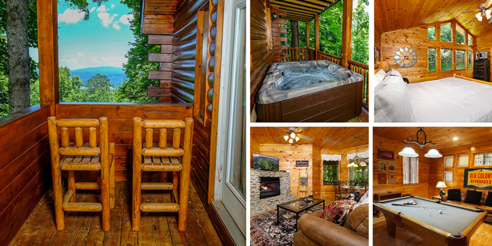 gatlinburg smoky getaway collage