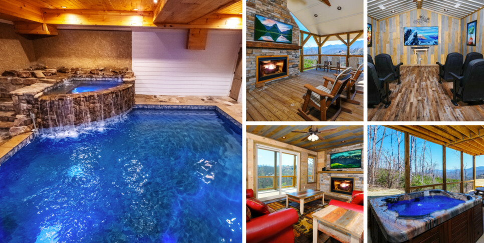 gatlinburg splash n heavenly views collage