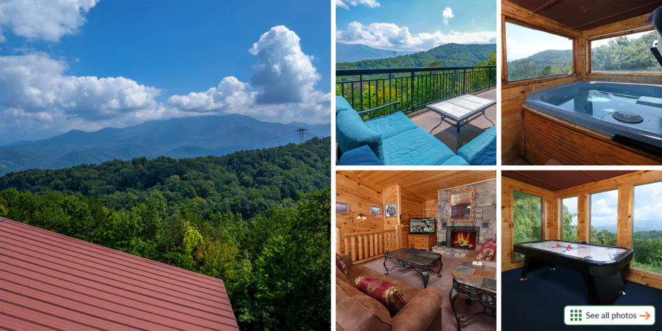 Gatlinburg Cabin - A Million Dollar View - Collage