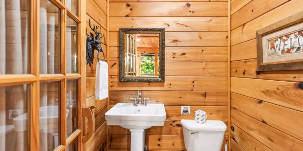 Gatlinburg Smoky Getaway Bathroom