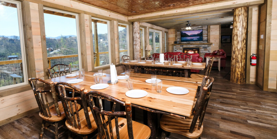 gatlinburg splash n heavenly views kitchen