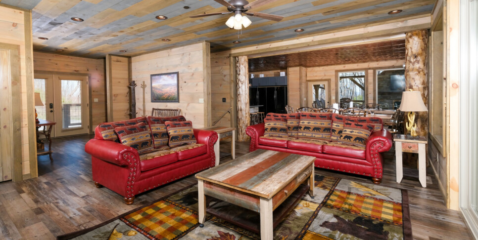 gatlinburg splash n heavenly views living room