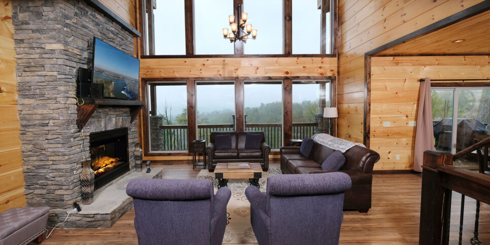 Gatlinburg - Sunrise Over the Smokies - Living Room