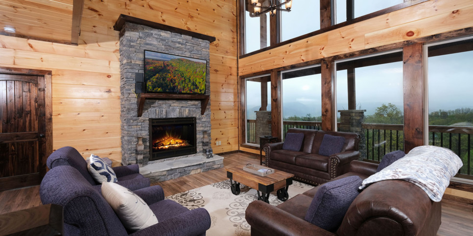 Gatlinburg - Sunrise Over the Smokies - Living Room