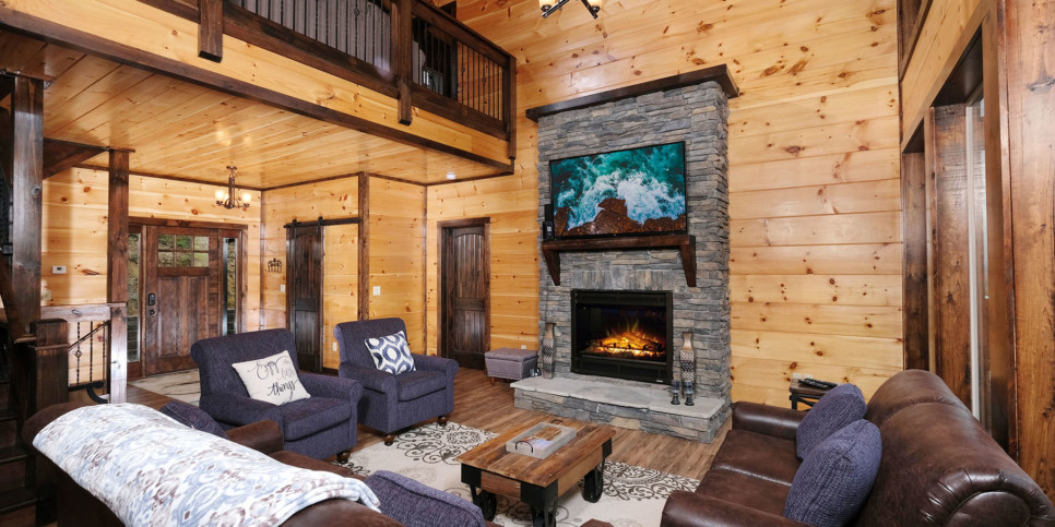 Gatlinburg - Sunrise Over the Smokies - Living Room