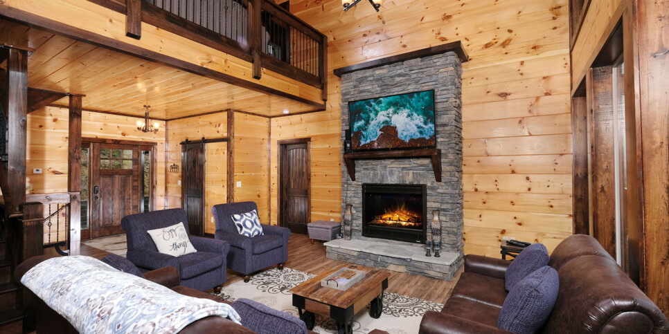 Gatlinburg - Sunrise Over the Smokies - Living Room