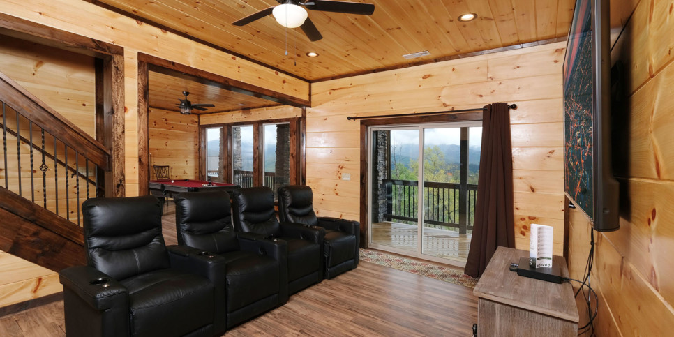 Gatlinburg - Sunrise Over the Smokies - Rec room