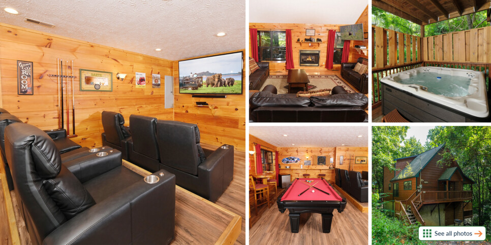 Gatlinburg Cabin - Bear FootInn - Collage