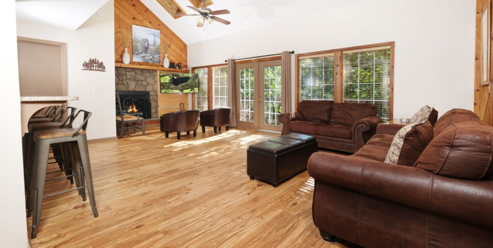 Gatlinburg Cabin - Coppertop View - Living Room