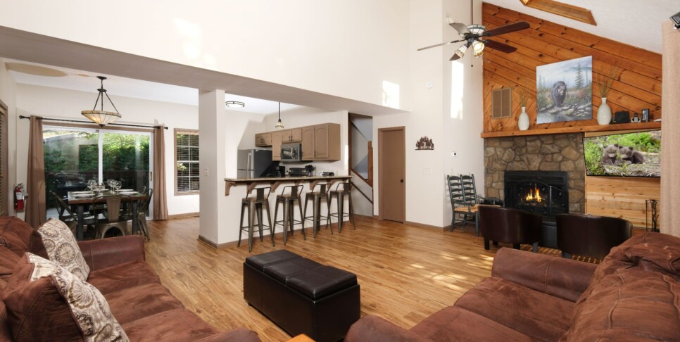 Gatlinburg Cabin - Coppertop View - Living Room