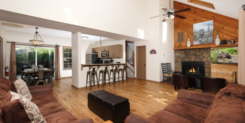 Gatlinburg Cabin - Coppertop View - Living Room