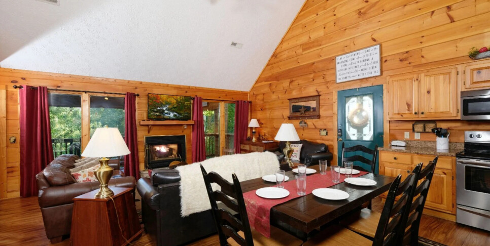 Chalet Village Cabin - A Bear's Pause - Kitchen